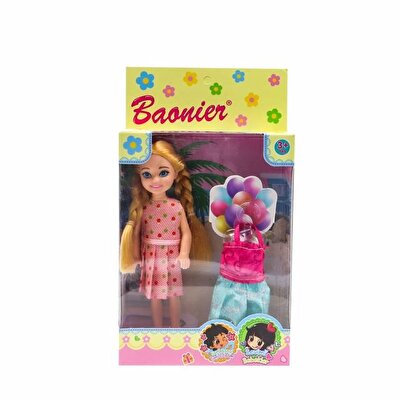 Baonier Bebek Sarışın Pembe Puantiyeli