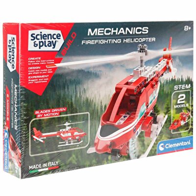 Clementoni Bilim ve Oyun: Mechanics Firefighting Helikopter