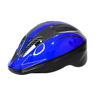 Ayarlanabilir Desenli Baskılı Kask 56-61 Cm Noktalı Mavi