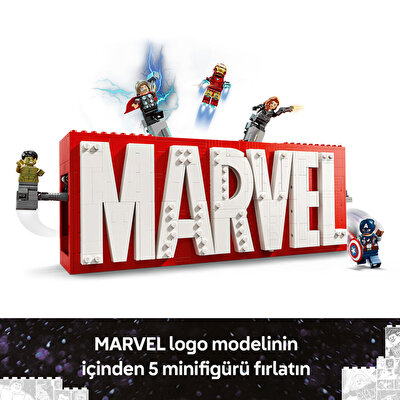 LEGO MARVEL Logosu ve Mini Figürleri 76313