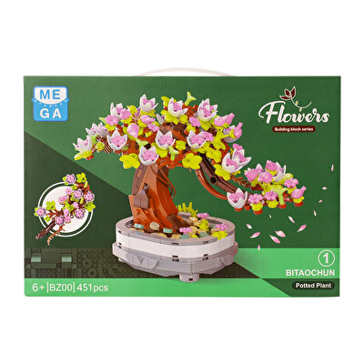 Mega Blok Çiçek Bonsai Ağacı 451 Parça