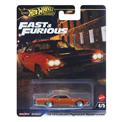 Hot Wheels Hızlı ve Öfkeli Premium Arabalar 1970 Custom Plymouth Roadrunner JBL87