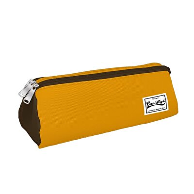 Coral High Üç Bölmeli Kalem Kutusu Sarı