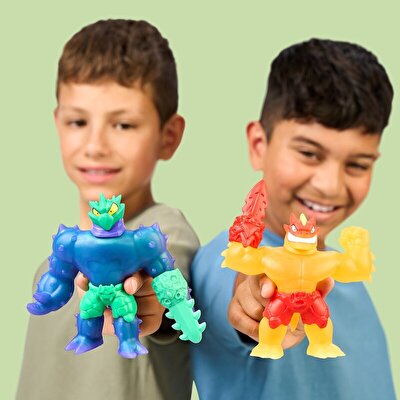 Goojitzu Meteor Madness Ikili Paket Stretch Flame Blazagon vs Mushy Cacticus