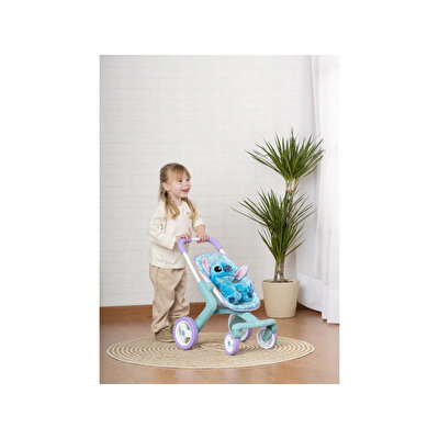 Smoby Stitch Bebek Arabası ve Peluş Oyuncak 25 Cm