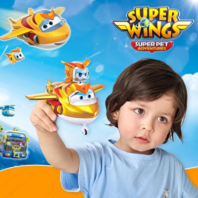 Harika Kanatlar Dönüşen Golden Boy ve Mini Figürü Oyun Seti