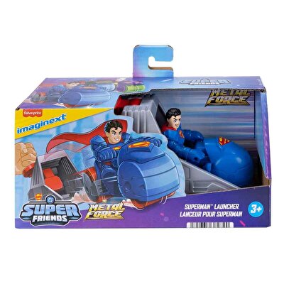 Imaginext DC Super Friends Aksiyon Figürü ve Fırlatma Seti Superman Launcher