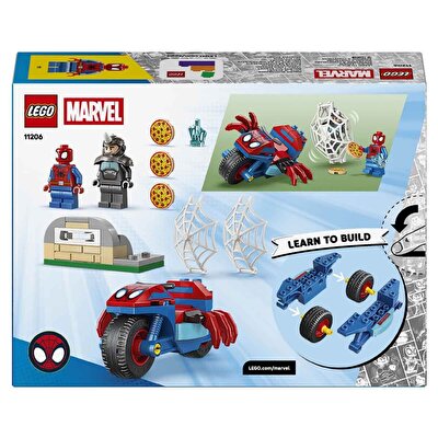 LEGO Marvel Spidey Motosikletli Spidey, Rhino’ya Karşı 11206