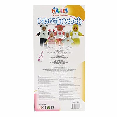 Kostümlü Pıtırcık Bebek Tilki Desenli 35 Cm