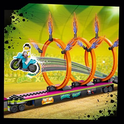 LEGO City Gösteri Kamyonu ve Ateş Çemberi Yarışması 60357