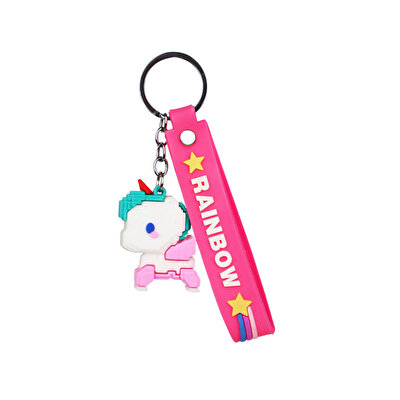 Giftpoint Animal Rainbow Unicorn Yeşil Anahtarlık