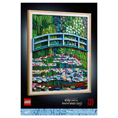 LEGO Art Claude Monet Nilüfer Gölü Üzerinde Köprü 31220