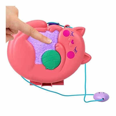 Polly Pocket Çanta Olabilen Micro Oyun Setleri Cuddy Cat HGT16