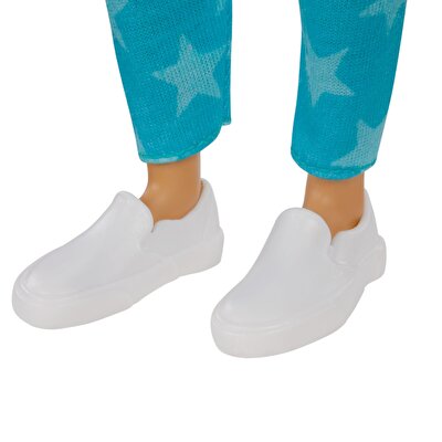 Barbie Yakışıklı Ken Bebekler Mor Atlet ve Mavi Pantolonlu GRB89