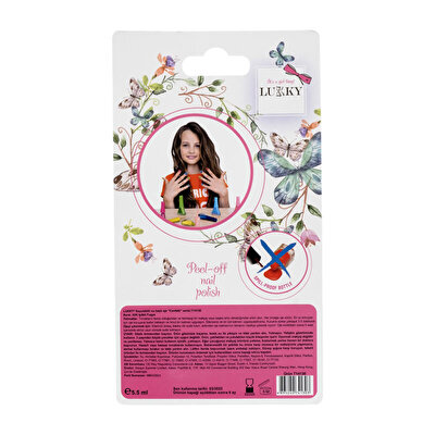 Lukky Soyulabilir Oje Simli Fuşya 03K