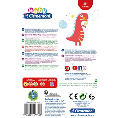 Baby Clementoni İnteraktif Dinozor Çıngırak