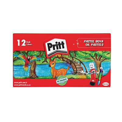 Pritt Pastel Boya 12 Renk Karton Kutu