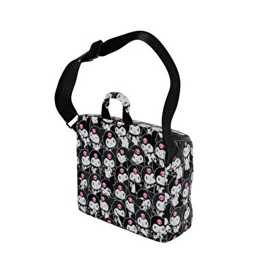 Kuromi Desenli Termal Beslenme Çantası Siyah