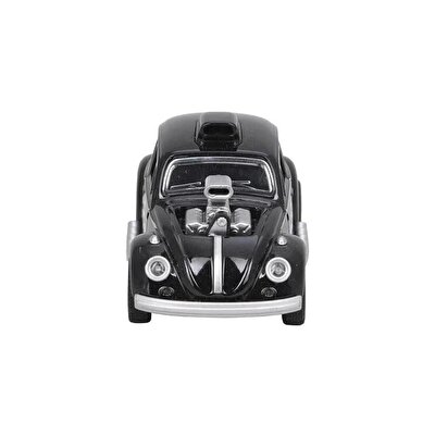 Işıklı Metal Çek Bırak Motorlu Tosbağa Siyah