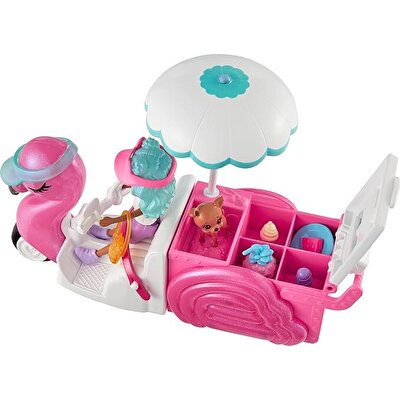 Polly Pocket Flamingo Atıştırmalık Arabası HWP24