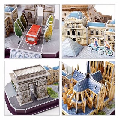 Cubic Fun City Line Paris 3D Puzzle 114 Parça