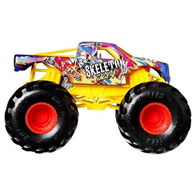 Hot Wheels Monster Trucks 1:24 Arabalar Skeleton Crew GTJ46