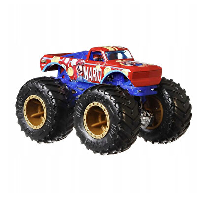 Hot Wheels Monster Trucks Gösteri Dünyası Temalı 1:64 Arabalar Mario HCR75