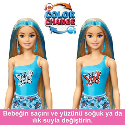 Barbie Color Reveal Renk Değiştiren Barbie Gökkuşağı Serisi Sürpriz Paket HRK06