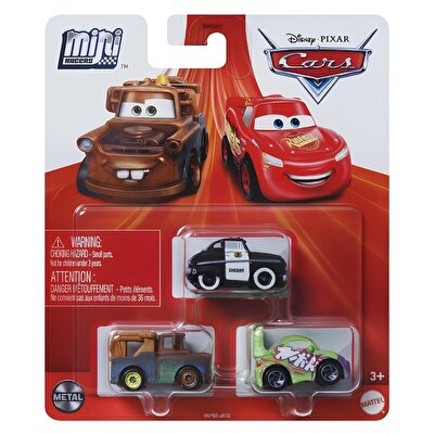 Cars Mini Karakter Arabalar Üçlü Paket HXY63