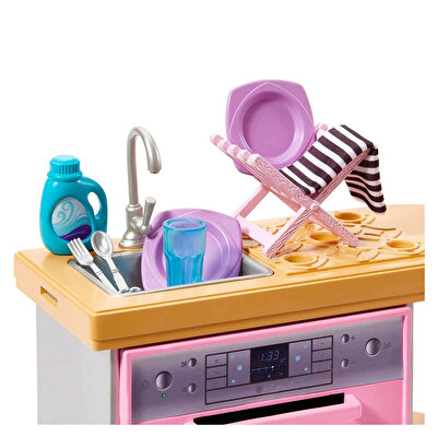 Barbie'nin Ev Dekorasyonu Oyun Setleri HJV34