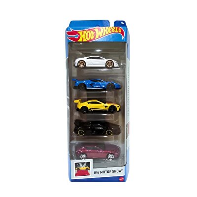 Hot Wheels Beşli Araba Seti Hw Motor Show HTV49