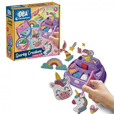 Clementoni Idea Işıltılı Tasarım Seti Fantastik Sanat Seti