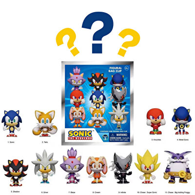 Monogram Sonic The Hedgehog Klipsli Figür Seri 2