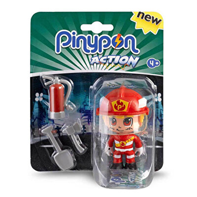 Pinypon Aksiyon Figürler Sarı Saçlı İtfaiyeci
