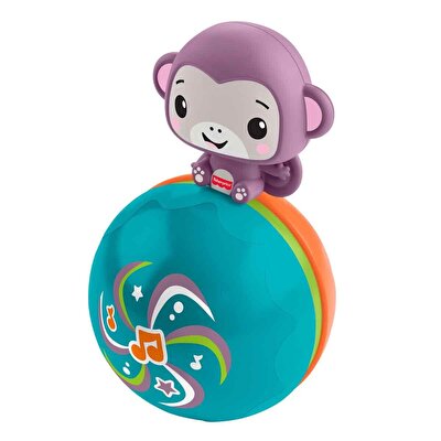 Fisher Price Emekleme Arkadaşı Müzikli Mor Maymun JLB95