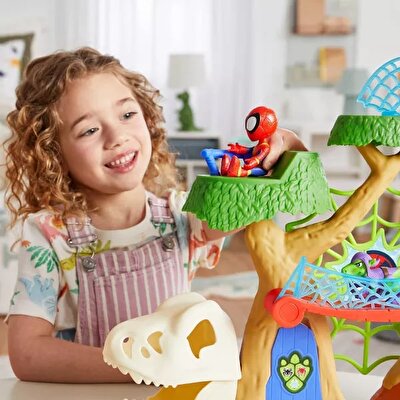 Spidey and His Amazing Friends Marvel Spider-Man Dino Webs Treehouse F9477