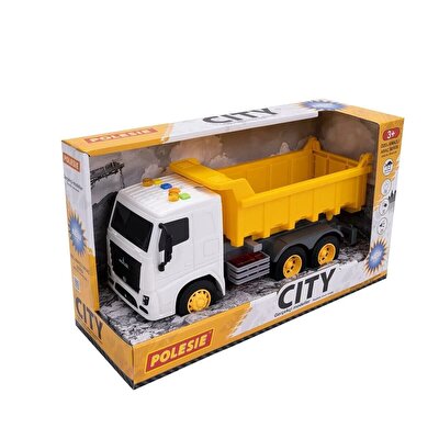 Polesie City Işıklı ve Sesli Damperli Kamyon
