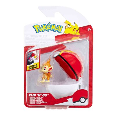 Pokemon CIip 'N' Go Figür S3 Chimchar ve Repeat Ball