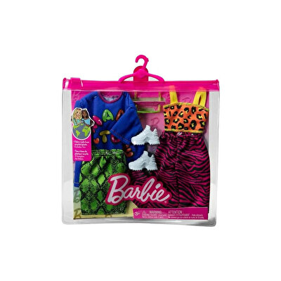 Barbie'nin Kıyafet Koleksiyonu İkili Paketler HJT36
