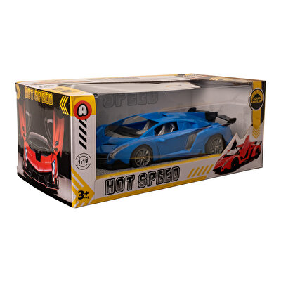 1:18 Full Fonksiyon Uzaktan Kumandalı Araba Mavi