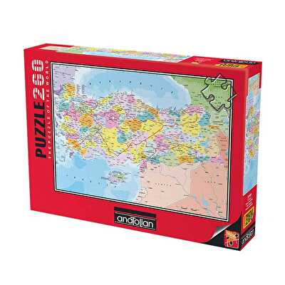 Anatolian Türkiye Siyasi Haritası 260 Parça Puzzle