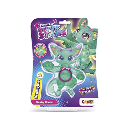 Superstars Flashy Green Drumylee Stretchy Figür