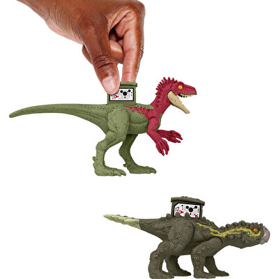 Jurassic World Tehlikeli Dinozor Eoraptor vs Stegourus HTK47