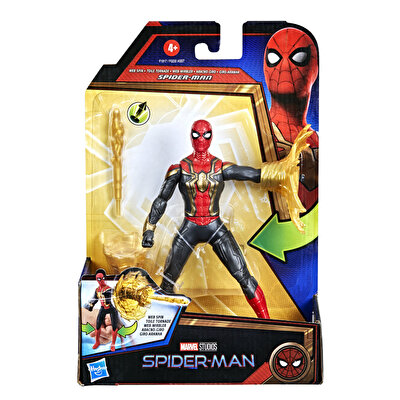 Spiderman 15 cm Deluxe Web Spin Spiderman Figür F1917