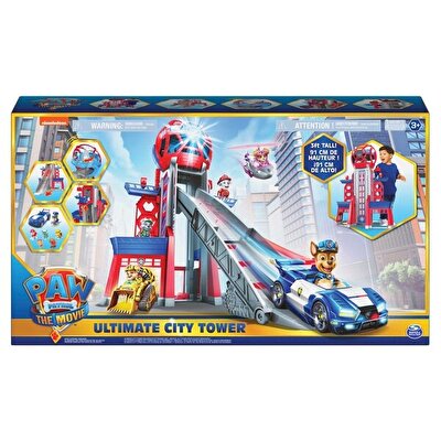 Paw Patrol Filmi Devasa 92cm Dönüşebilen Sesli ve Işıklı Kule ve 6 Aksiyon Figürü