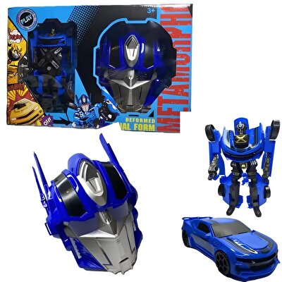 Maske ve Dönüştürülebilir Robot Mavi