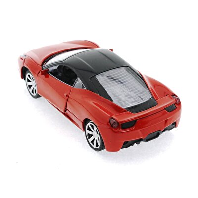 Diecast Sesli Işıklı Arabalar - Kırmızı Ferrari