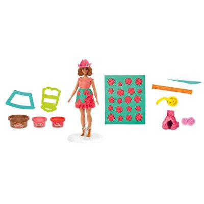 Play Doh Barbie Çiçekli ve Püsküllü Seti G1360