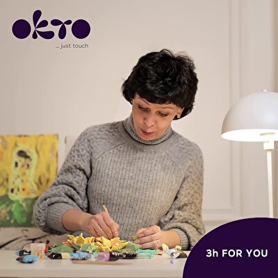 OKTO Sunflowers 3D Duyusal Sanat Seti