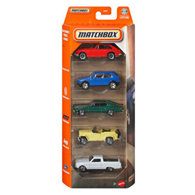Matchbox Beşli Araba Seti Classic Cruisers JJP37